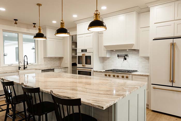 Large main floor with entertainment-friendly design
